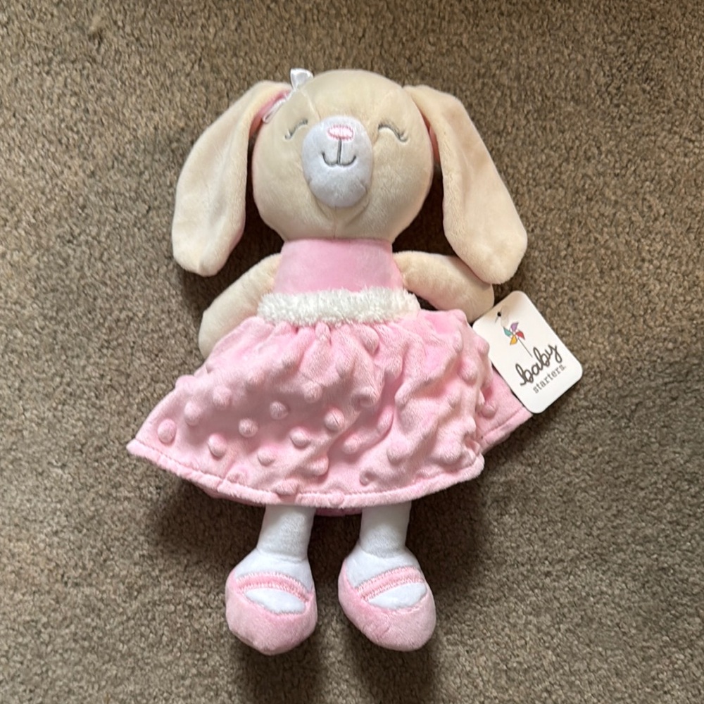 Baby Starters Plush Snuggle Buddy Baby Doll, Sweet Ella Plush Bunny